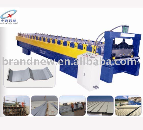 YX51-820 Boltless metal roofing machine