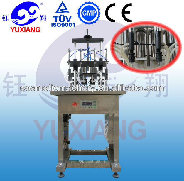 YXS Four filling nozzles perfume filling machine