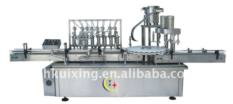 YXT-YG8/2 bottle filling sealing machine