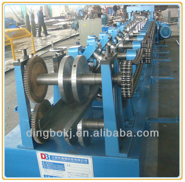 Z Purlin Roll Forming Machine with Cr Bearing Steel 16 Groups Roller Station