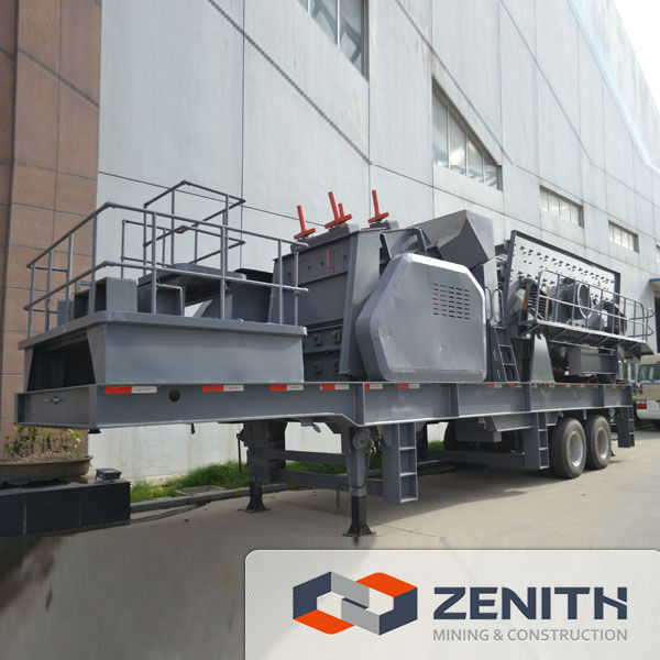 ZENITH mobile crusher plant,mobile impact crusher plant