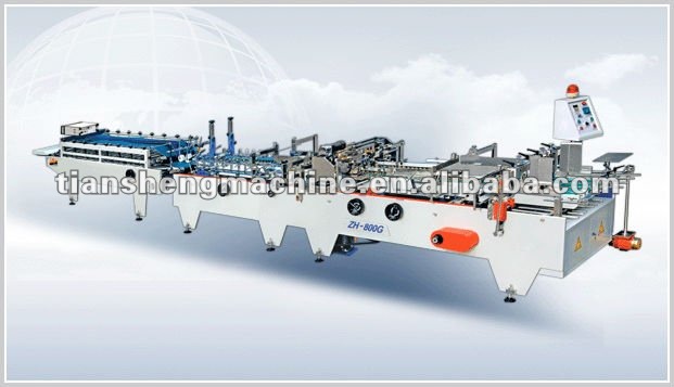 ZH-1200G Automatic Crash Lock Bottom Folder Gluer With Prefold