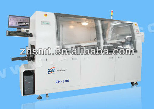 ZH-300 middle size wave soldering machine price, pcb wave solder