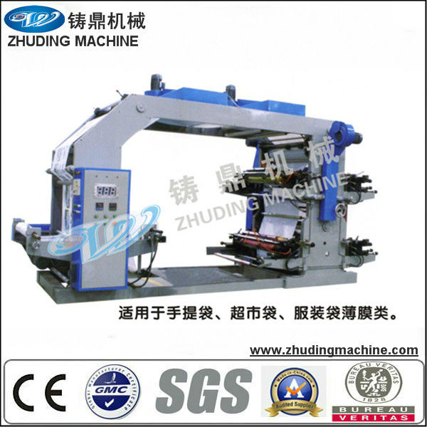 Zhuding Full automatic 4 colors high speed flexo printing machine