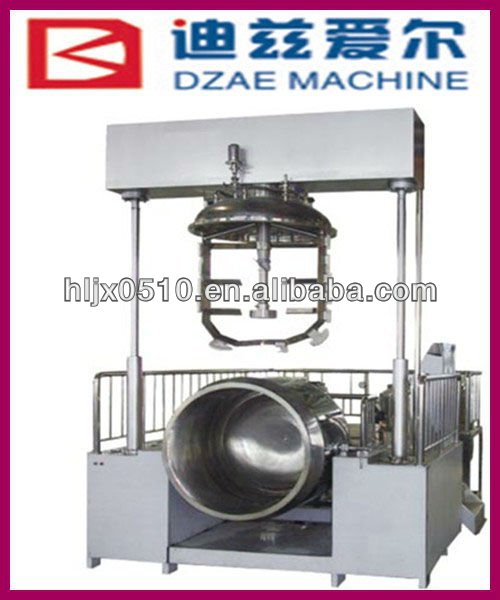 ZJR 1000 1300 hydraulic lift vacuum emulsifier cosmetic