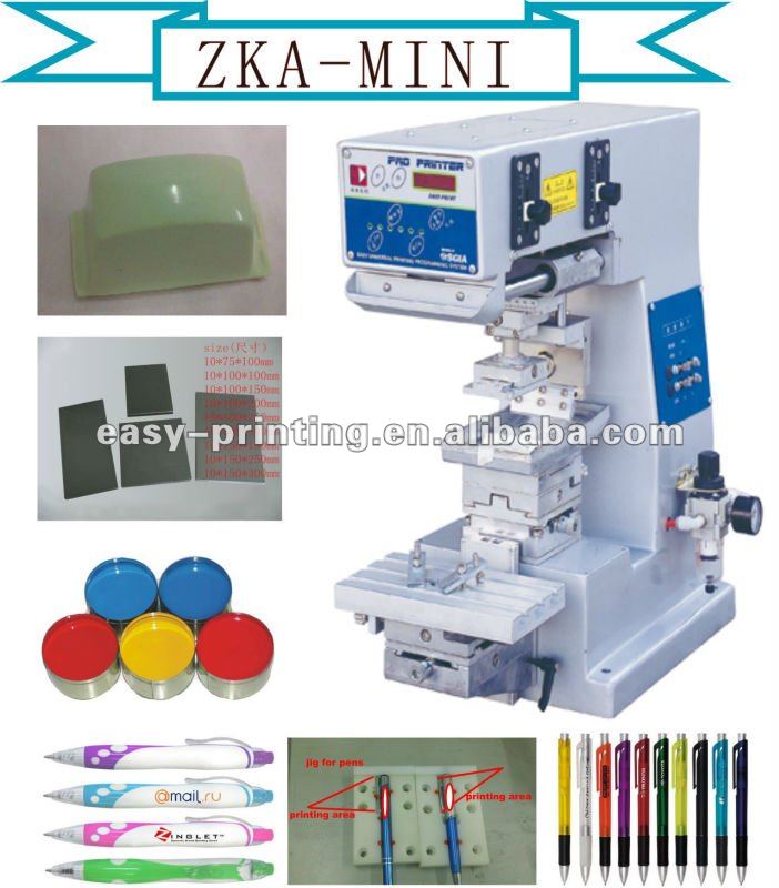 ZKA-MINI multi color ball pen pad printing machine