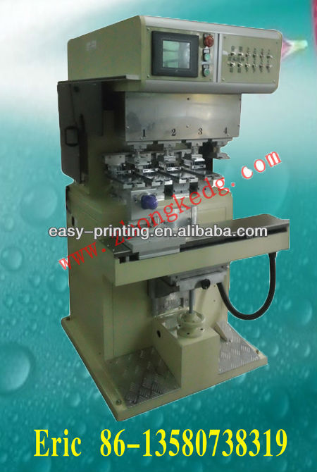 ZKB-M4S 4 color automatic pad printing machine with servo motor