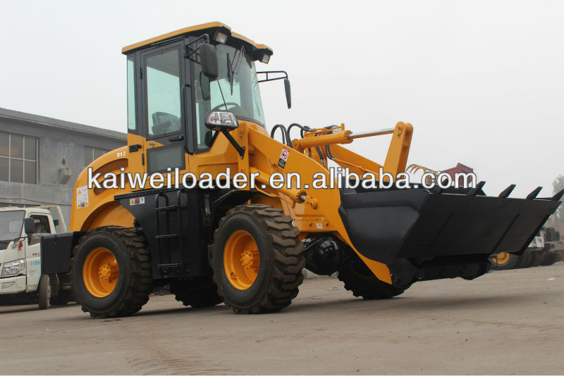 zl12f small loader with joystick/pallet fork/ street sweaper