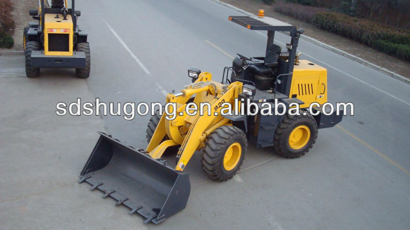 zl20 type 2ton wheel loader made in china ,construction machine,YUCHAI4108G ,wheel loader 6000kg without cab with canopy