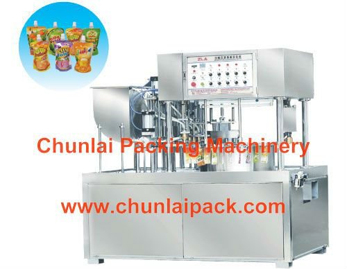 ZLA spout pouch filling and capping machine