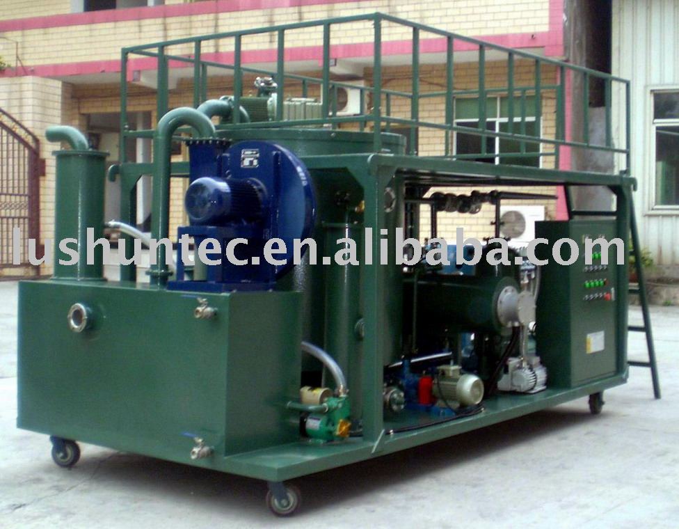 ZLE used engine oil refining machine/oil purification equipment