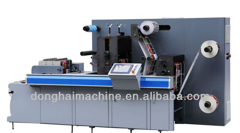 ZM-320 label die-cutting with slitter lamination station