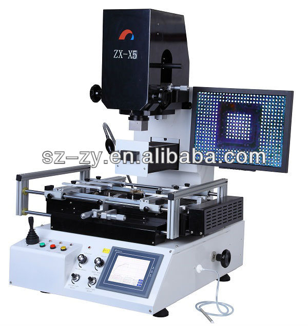 ZX-X5 reballing manual soldering touch screen repair laptop ps xbox optic alignment bga rework station bga welding machine