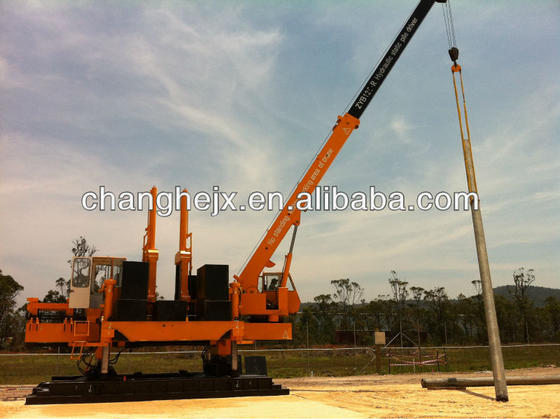 ZYB 120 Hydraulic static piling injection machine Pile Driver