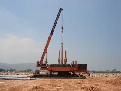 ZYB1000 hydraulic static pile-pressing driver