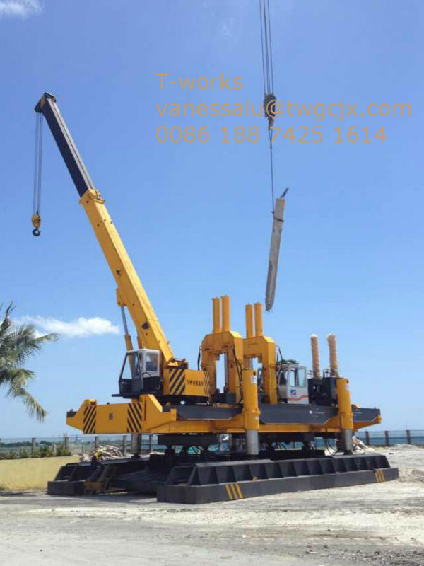 ZYC 600 hydraulic static pile driver from T-works