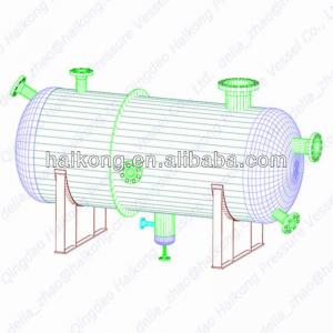 1.5cubic meter and 0.1Mpa horizontal Acetylene gas water mixture pressure vessel