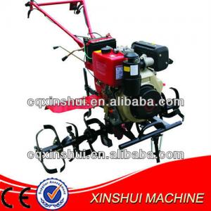 10 HP Power Electric Starter Recoil Gear Shafting High Tilling Scope Diesel &Gasoline mini farm cultivator