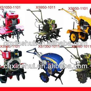 10 HP Power Electric Starter Recoil Gear Shafting High Tilling Scope Diesel &Gasoline tractor for rice cultivation