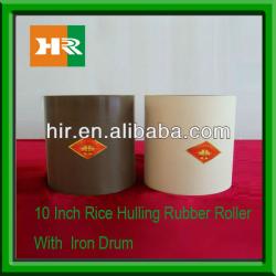 10 Inch Rice Milling Rubber Roller With Iron Drum Double Lion Brand