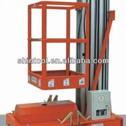 10 meter One person single Mast lift machine/ lift table/ lifting table