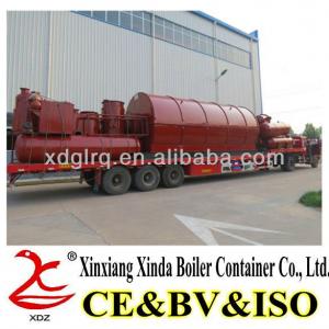 100% Environmental and Higher Quality Waste Platic & Tire Pyrolysis Plant to Fuel Oil, Carbon Black