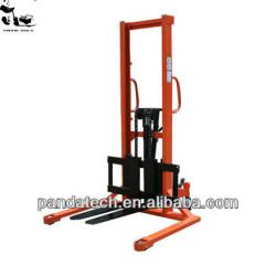 1000kg 1500kg straddle legs hydraulic hand stacker