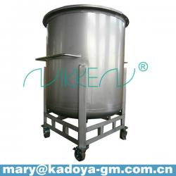 1000L stainless steel food grade storage beverage tank