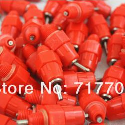 100pcs Water Nipples Drinker Poultry Chicken Duck Coop Feeder Screw In 360 Degree