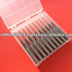 10pcs pac coated end mill (square type, solid carbide end mill & milling cutter)