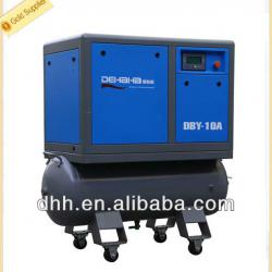 11kw mobile screw air compressor