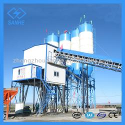 120m3/h HZS120 stationary type concrete batching plant