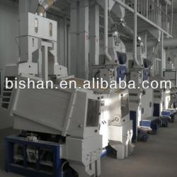 120t/d automatic integrated rice mill