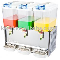 12L cooling or heating juice dispenser 3tanks