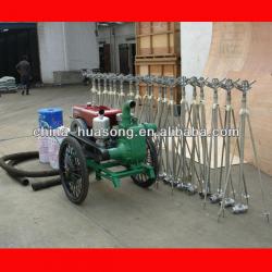 13.2KW diesl engine/flexible water hose sprinkler irrigation machine