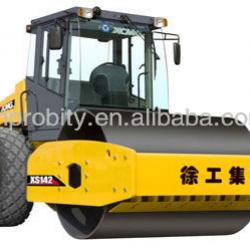 14ton XCMG hydraulic single drum vibratory compactor XS142 road roller with Cummins engine