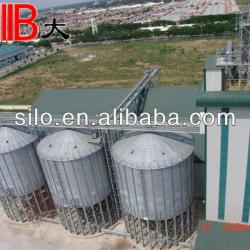 1500t hopper bottom galvanized steel silo for Cargill feed mill in Vietnam