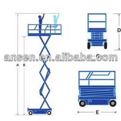 16m compact scissor lift