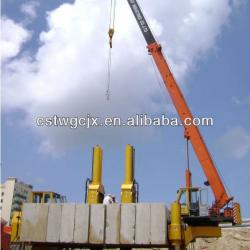 180Ton Hydraulic Static Pile Driver/pile driving machine