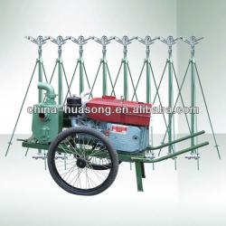 18HP diesel engine with electric start sprinkler irrigation machine