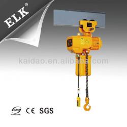 1ton crane hoist with manual trolley