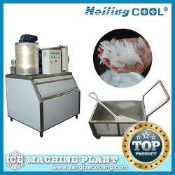 1Ton Marine ice machine with flake ice use in ice plant