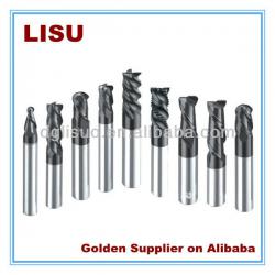 2 Flutes Tungsten Carbide End Mill for Aluminum with high quality