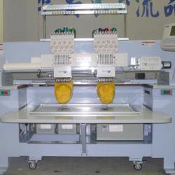 2 Head Cap and ready garments embroidery machine