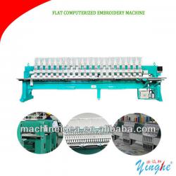 20 heads Flat Computerized Embroidery Machine for sale