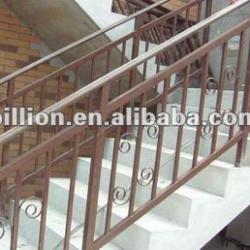 2012 factory hot deep iron crafts stairway design fence spiral staircase