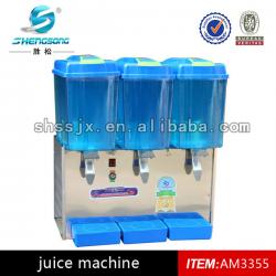 2012 latest 3 cylinder cold/hot juice dispenser