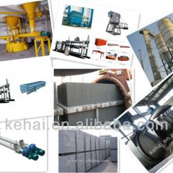 2013 AAC brick/block making plant aac brick productin line