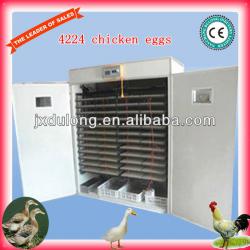 2013 best selling fully automatic capacity 4224 chicken egg poultry incubator