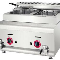 2013 hot sale counter Top 2-Tank2-Basket Gas Fryer